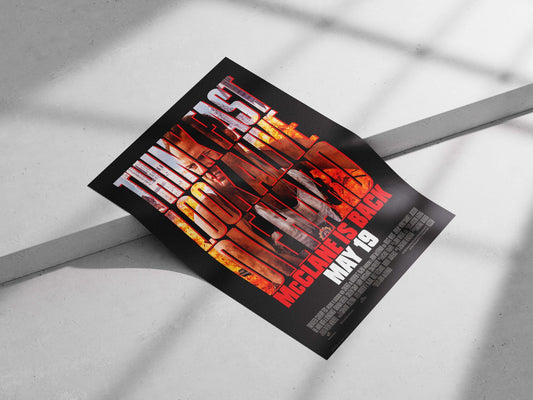 Die Hard with a Vengeance (franchise: Die Hard) John Mcclane - Action Hero Poster