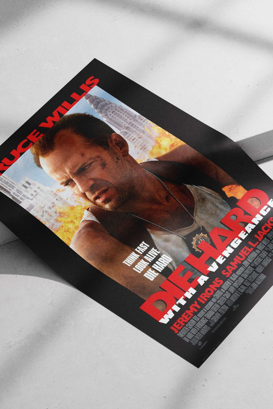 Die Hard with a Vengeance John Mcclane - Iconic Cop Poster