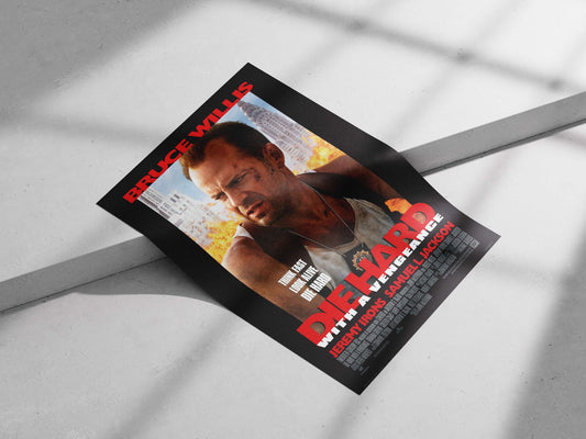 Die Hard with a Vengeance John Mcclane - Iconic Cop Poster