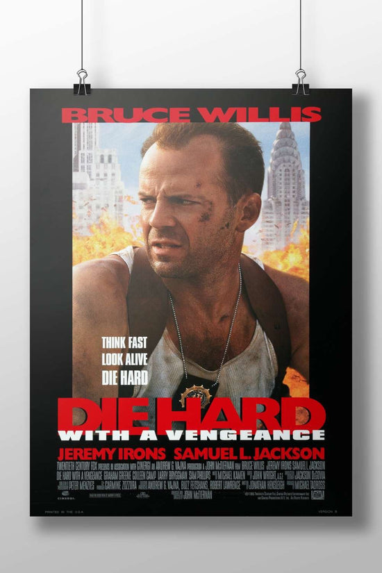 Die Hard with a Vengeance John Mcclane - Iconic Cop Poster