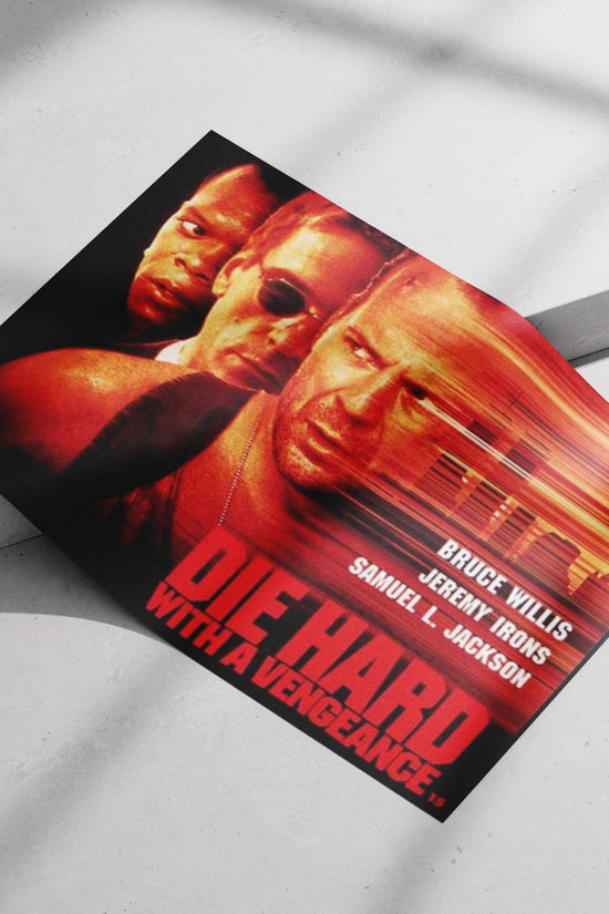 Die Hard with a Vengeance (1994), part of the Die Hard franchise starring Bruce Willis,