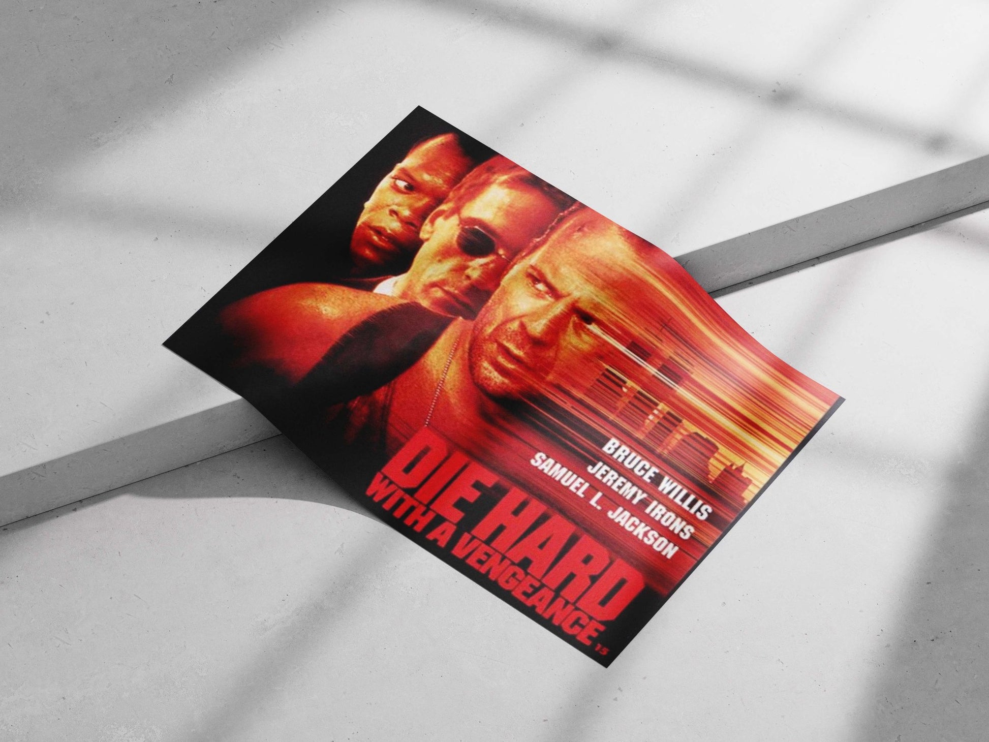 Die Hard with a Vengeance (1994), part of the Die Hard franchise starring Bruce Willis,
