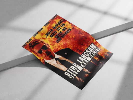 Die Hard (franchise) John Mcclane - Iconic Cop Poster