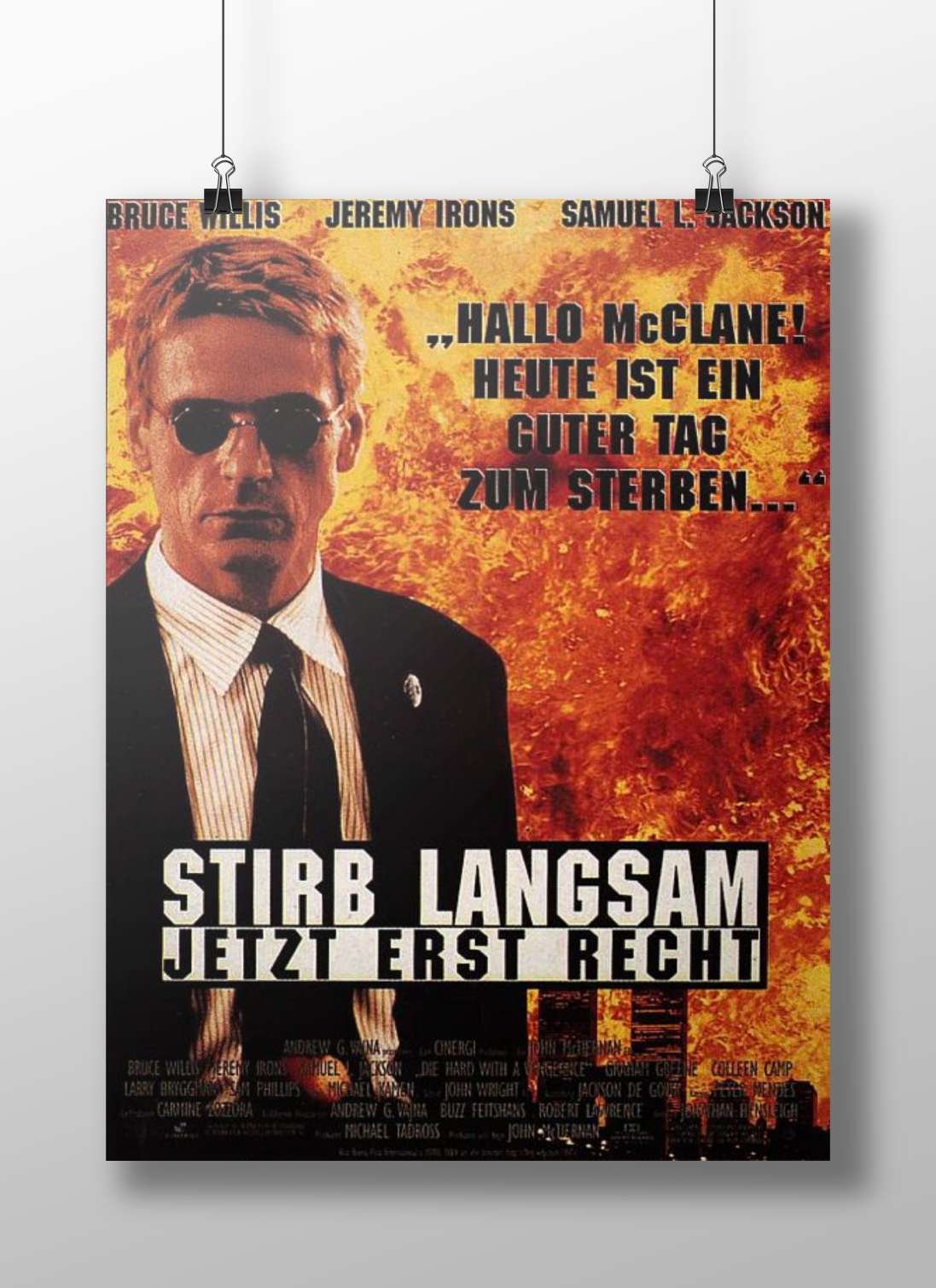 Die Hard (franchise) John Mcclane - Iconic Cop Poster