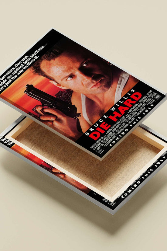 Bruce Willis in the Die Hard film franchise John Mcclane - Die Hard Iconic Poster