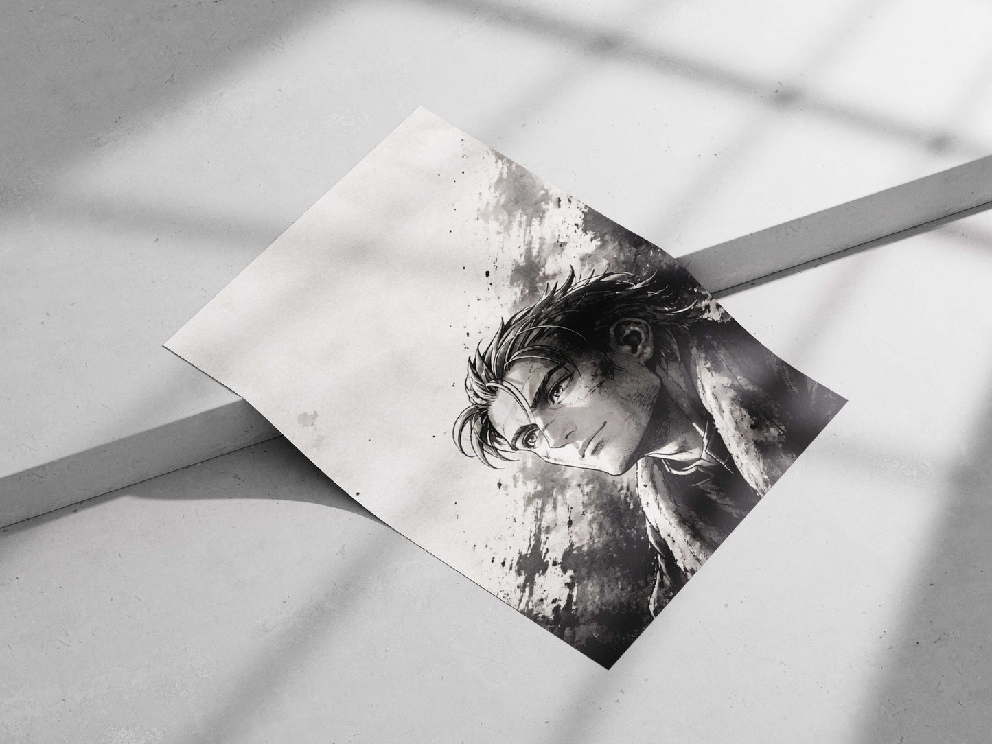 Eren Yeager (Attack on Titan) Main Subject: Eren Yeager (Attack on Titan) Matte poster print — Anime wall art India |