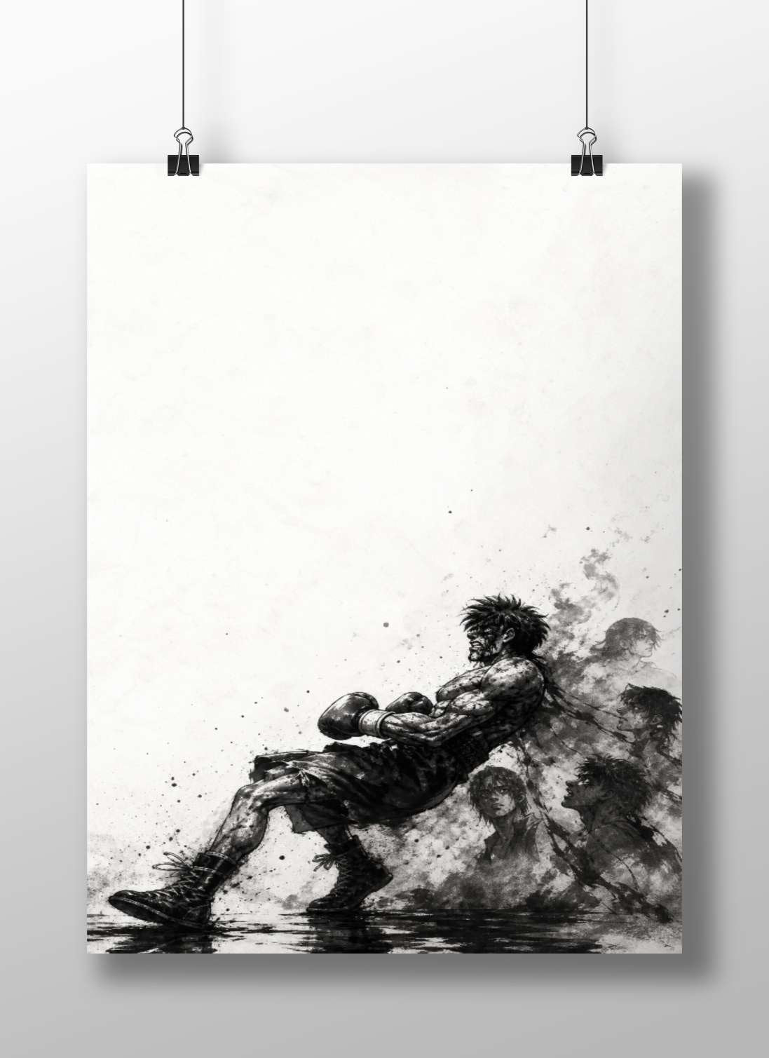 Baki Hanma (from Baki manga franchise) Main Subject: Baki Hanma (from Baki manga franchise) Matte BoizzBoard rigid print —