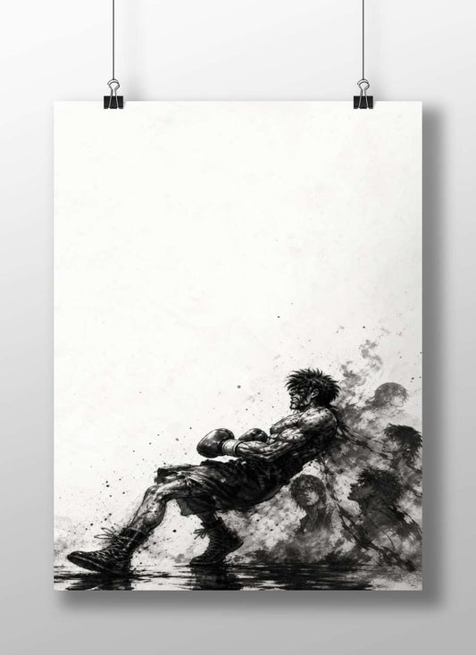 Baki Hanma (from Baki manga franchise) Main Subject: Baki Hanma (from Baki manga franchise) Matte BoizzBoard rigid print —