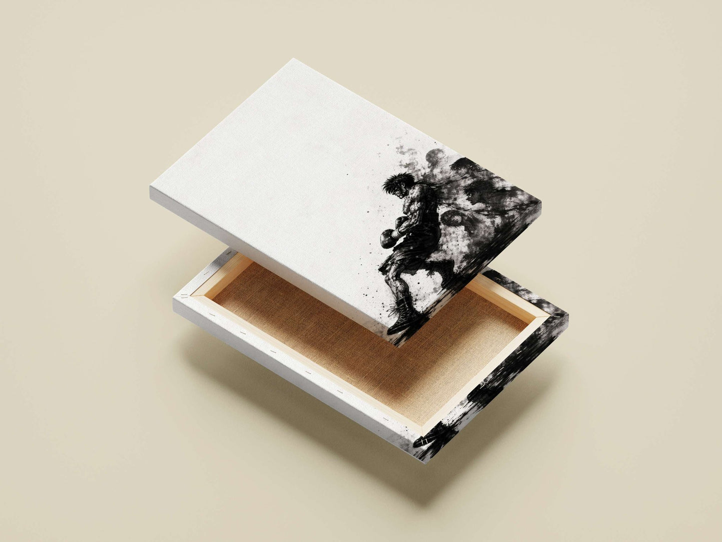 Baki Hanma (from Baki manga franchise) Main Subject: Baki Hanma (from Baki manga franchise) Canvas wall art — Anime wall art