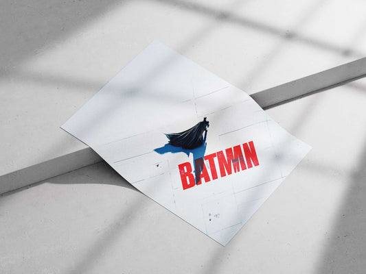 Batman (DC Comics franchise) Main Subject: Batman (DC Comics franchise) Matte poster print — Superhero wall art India |