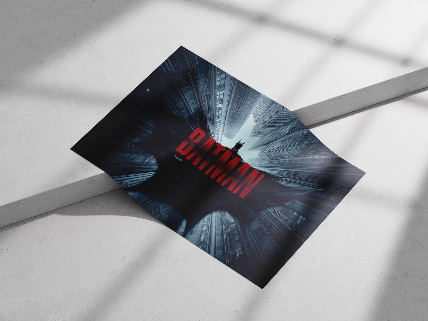 Batman (DC Comics franchise character) Main Subject: Batman (DC Comics franchise character) Matte poster print — Superhero