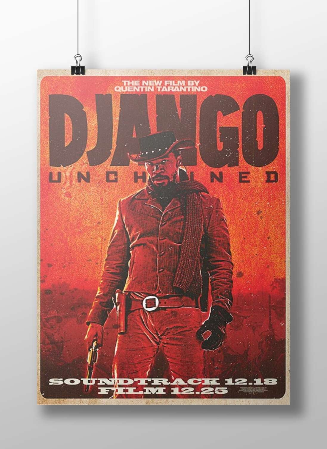 Django (character from the film "Django Unchained") Django - Freedom Fighter Poster