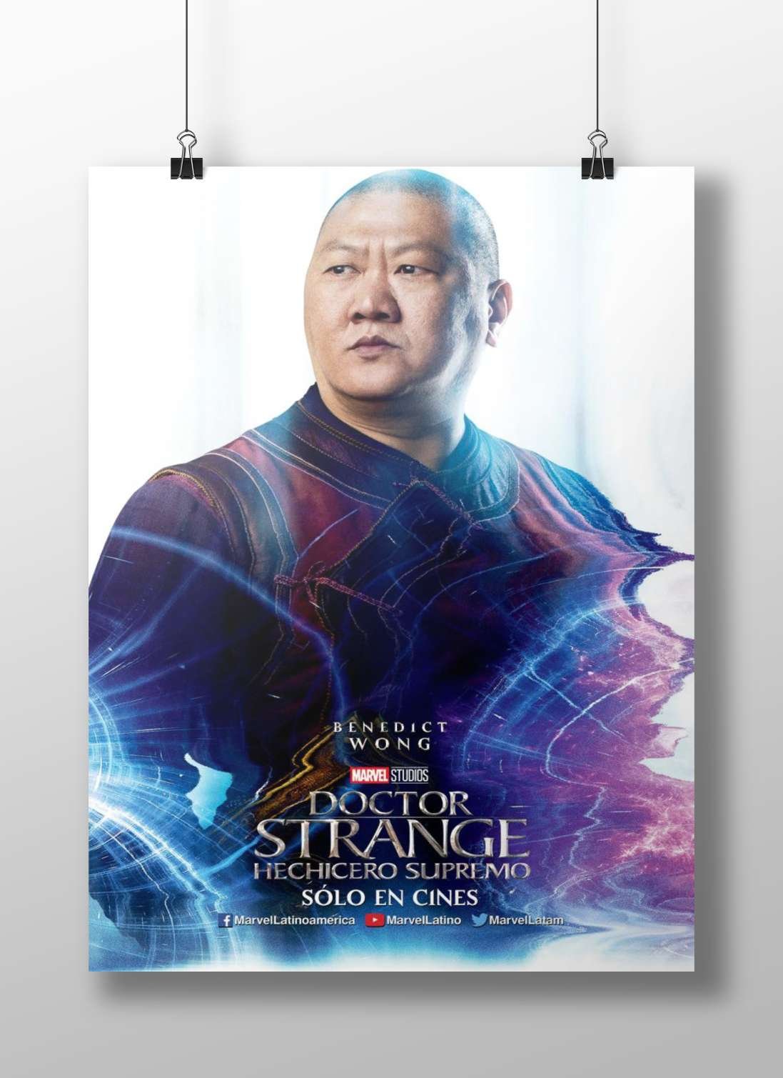 Benedict Wong as Wong from Marvel Studios' Doctor Strange franchise Wong - Mystic Pop Art