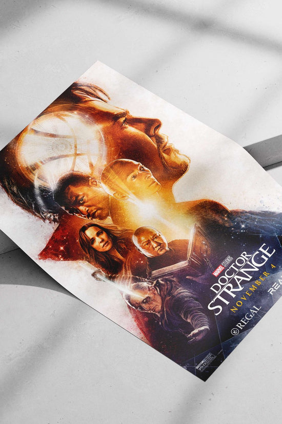 Doctor Strange (Marvel Studios film, confirmed by Tesseract OCR text "DOCTOR | NOVEM Bap 4"