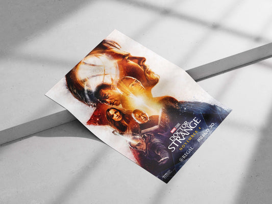 Doctor Strange (Marvel Studios film, confirmed by Tesseract OCR text "DOCTOR | NOVEM Bap 4"