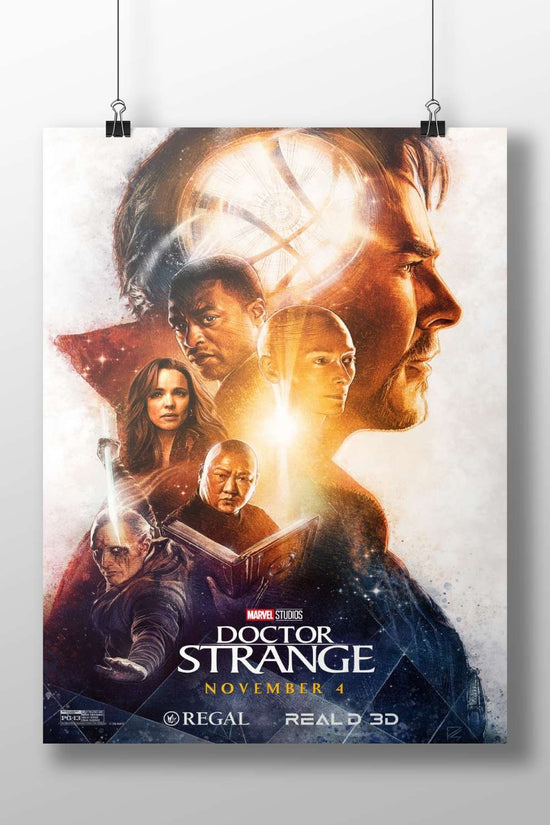 Doctor Strange (Marvel Studios film, confirmed by Tesseract OCR text "DOCTOR | NOVEM Bap 4"