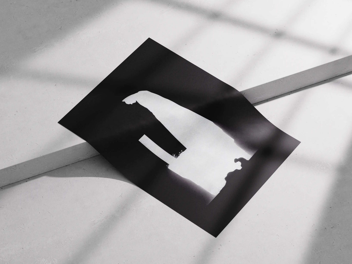 Batman "Grief & Vigilance" Minimalist DC Comics Art Print - Dark Knight Silhouette Poster