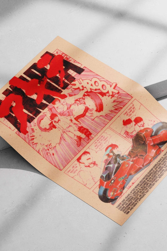 Akira (manga/anime franchise by Katsuhiro Otomo) Akira - Neo-Tokyo Future Minimalist Poster