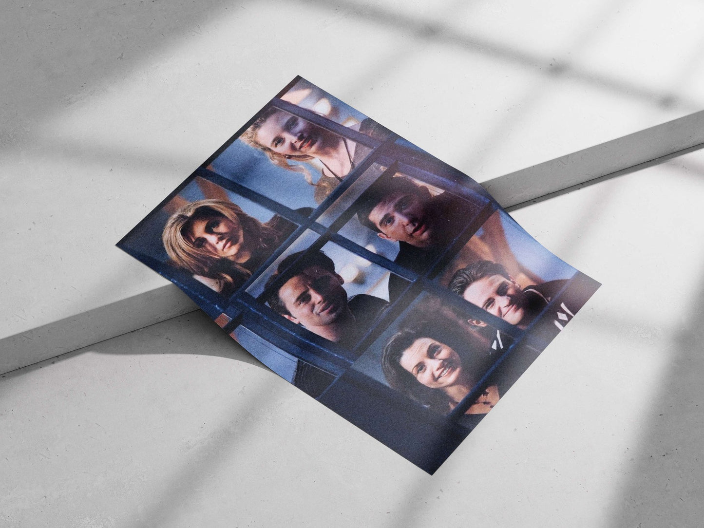 The cast of the TV series Friends Main Subject: The cast of the TV series Friends Matte poster print — Series wall art India