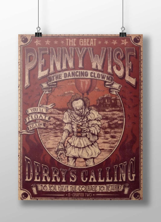 Pennywise (from the *It* franchise, specifically "It Chapter Two") Pennywise - It Chapter Two Poster