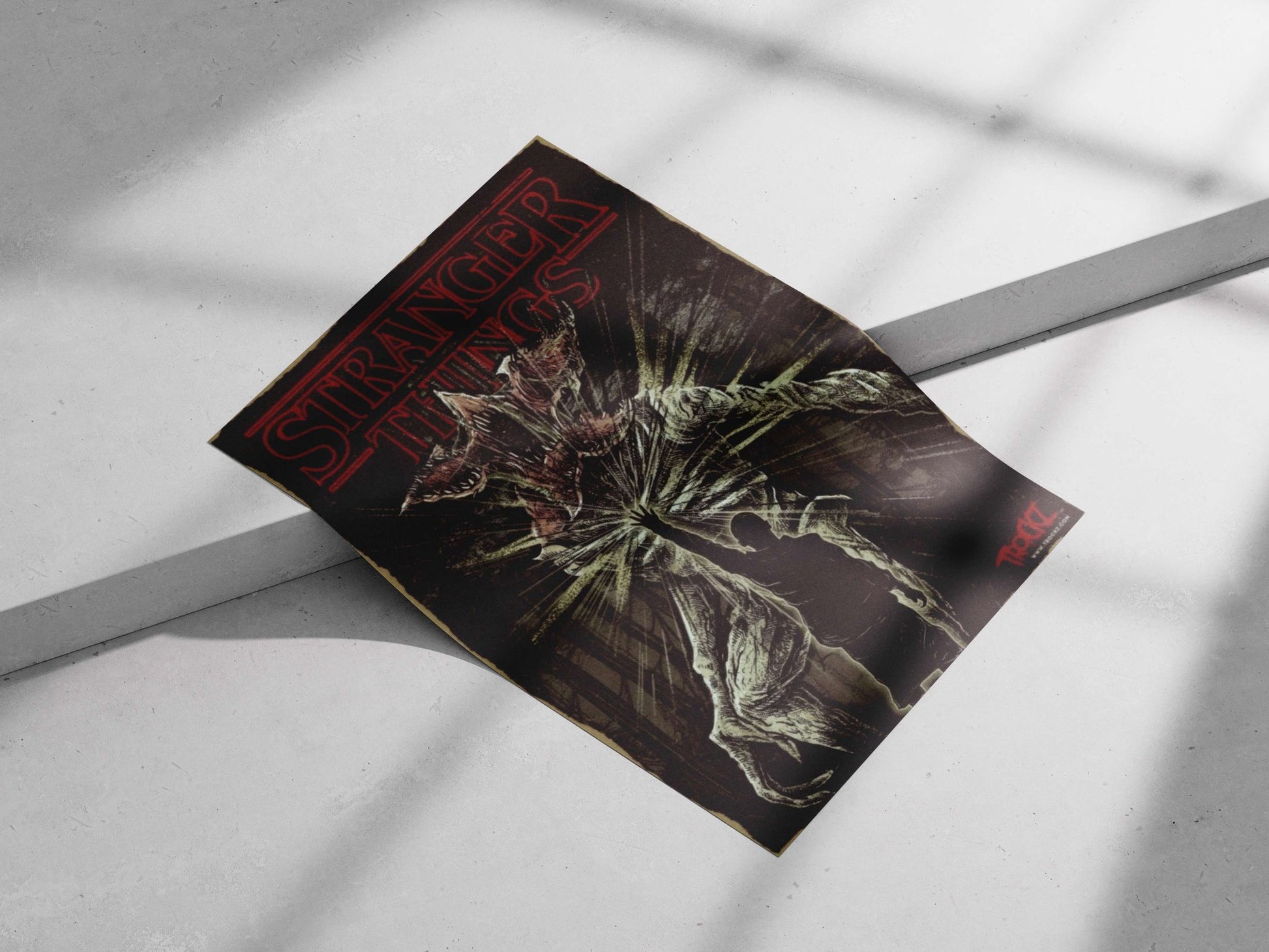 The Mind Flayer from the Netflix franchise Stranger Things [Hopper And The Mind Flayer -