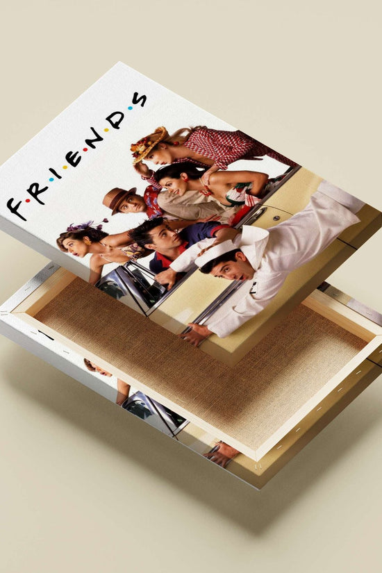 The six lead actors of the TV series Friends (Jennifer Aniston, Courteney Cox, Matt LeBlanc, David Schwimmer, Lisa Kudrow,