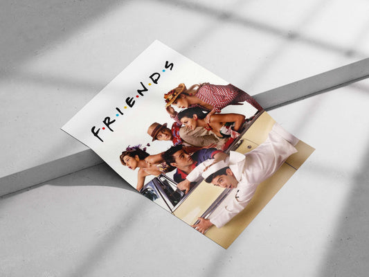 The six lead actors of the TV series Friends (Jennifer Aniston, Courteney Cox, Matt LeBlanc, David Schwimmer, Lisa Kudrow,