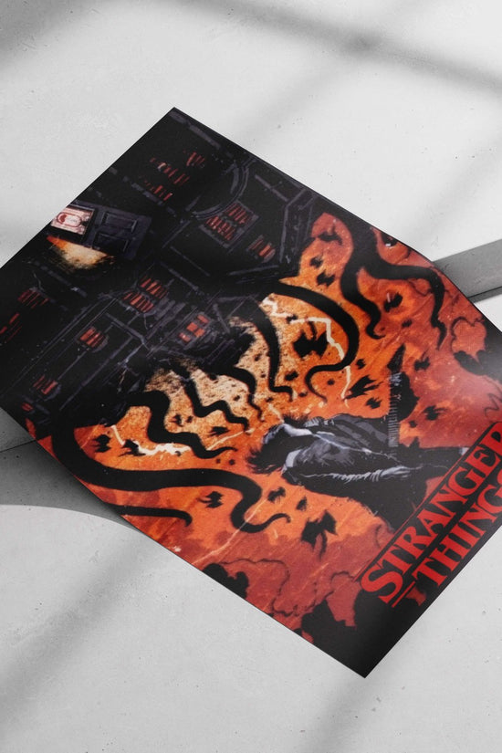 The TV series "Stranger Things" Eleven And The Upside Down - Stranger Things Poster