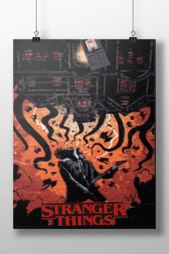 The TV series "Stranger Things" Eleven And The Upside Down - Stranger Things Poster