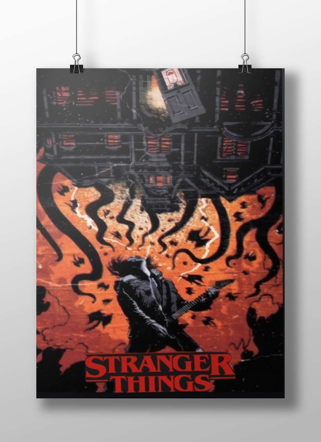 The TV series "Stranger Things" Eleven And The Upside Down - Stranger Things Poster