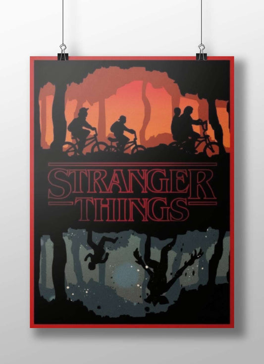 Stranger Things (franchise) Eleven - Vintage Retro Poster
