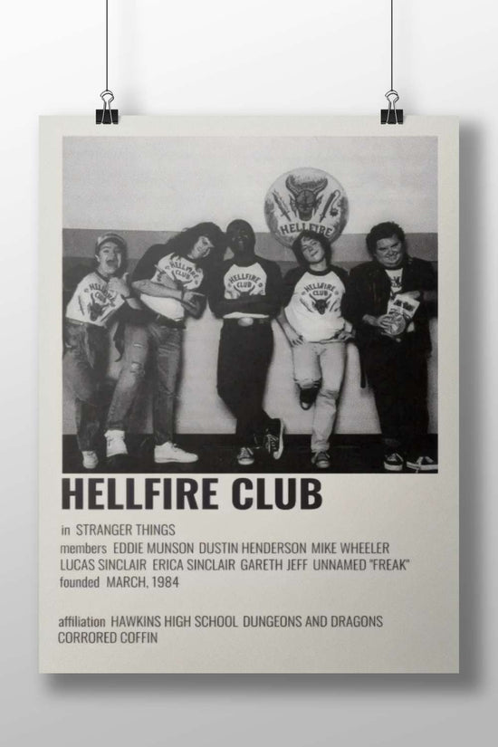 Hellfire Club from Stranger Things (real names: Eddie Munson, Dustin Henderson, Mike Wheeler, Lucas Sinclair,