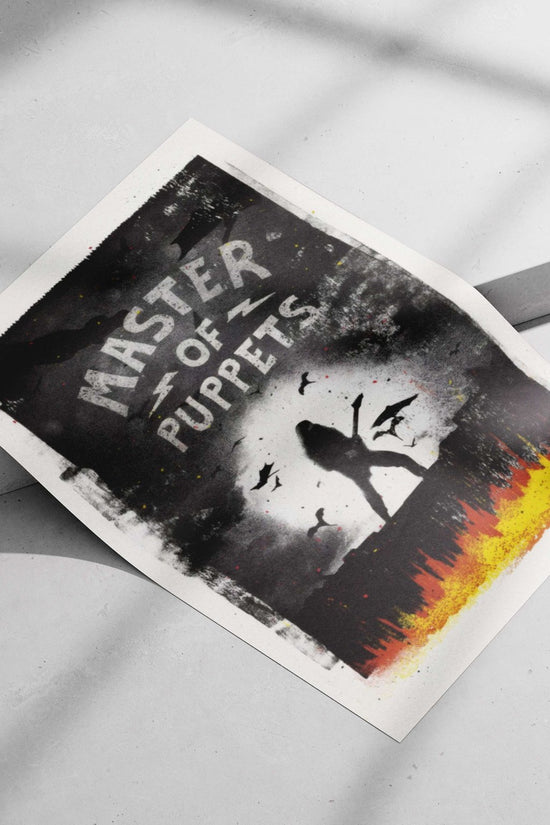 Metallica's "Master of Puppets" album James Hetfield - Iconic Riffs Poster
