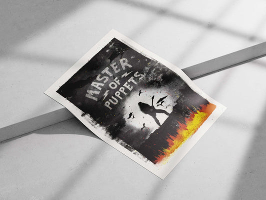Metallica's "Master of Puppets" album James Hetfield - Iconic Riffs Poster