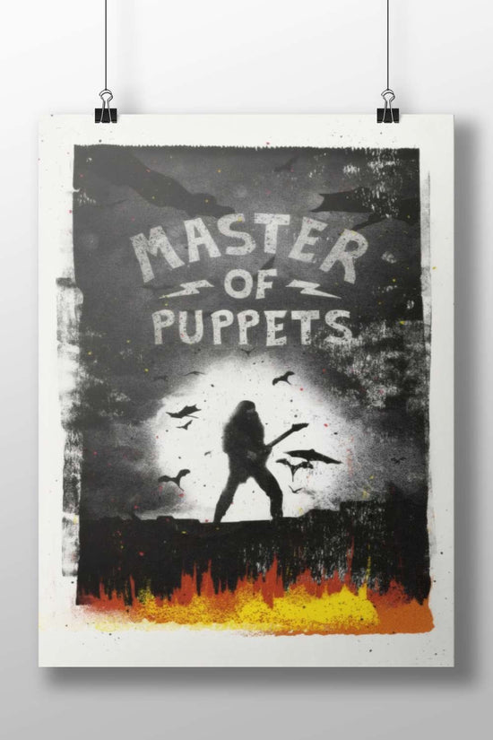 Metallica's "Master of Puppets" album James Hetfield - Iconic Riffs Poster