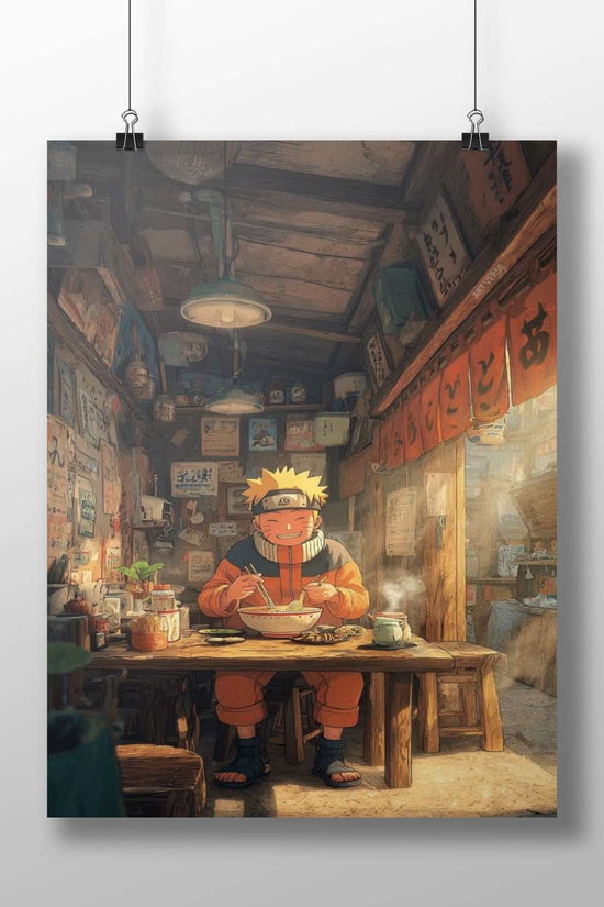 Naruto Uzumaki (Naruto franchise) Main Subject: Naruto Uzumaki (Naruto franchise) Matte BoizzBoard rigid print — Anime wall