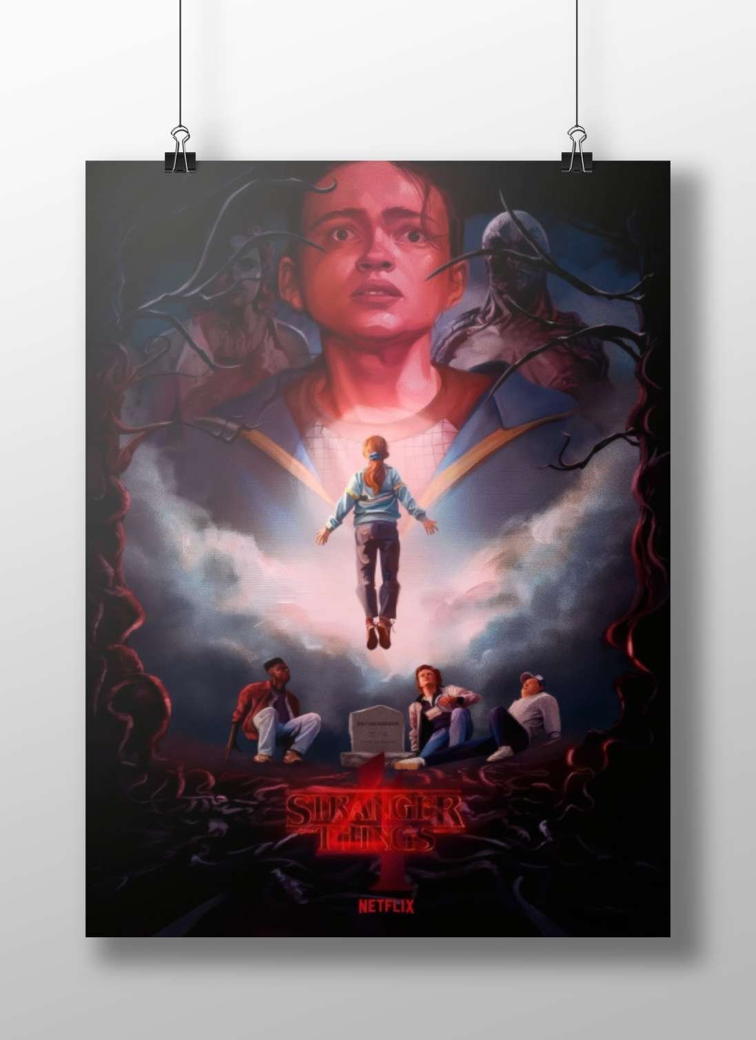 Stranger Things (Netflix series) [Will Byers - Haunted Woods Poster]