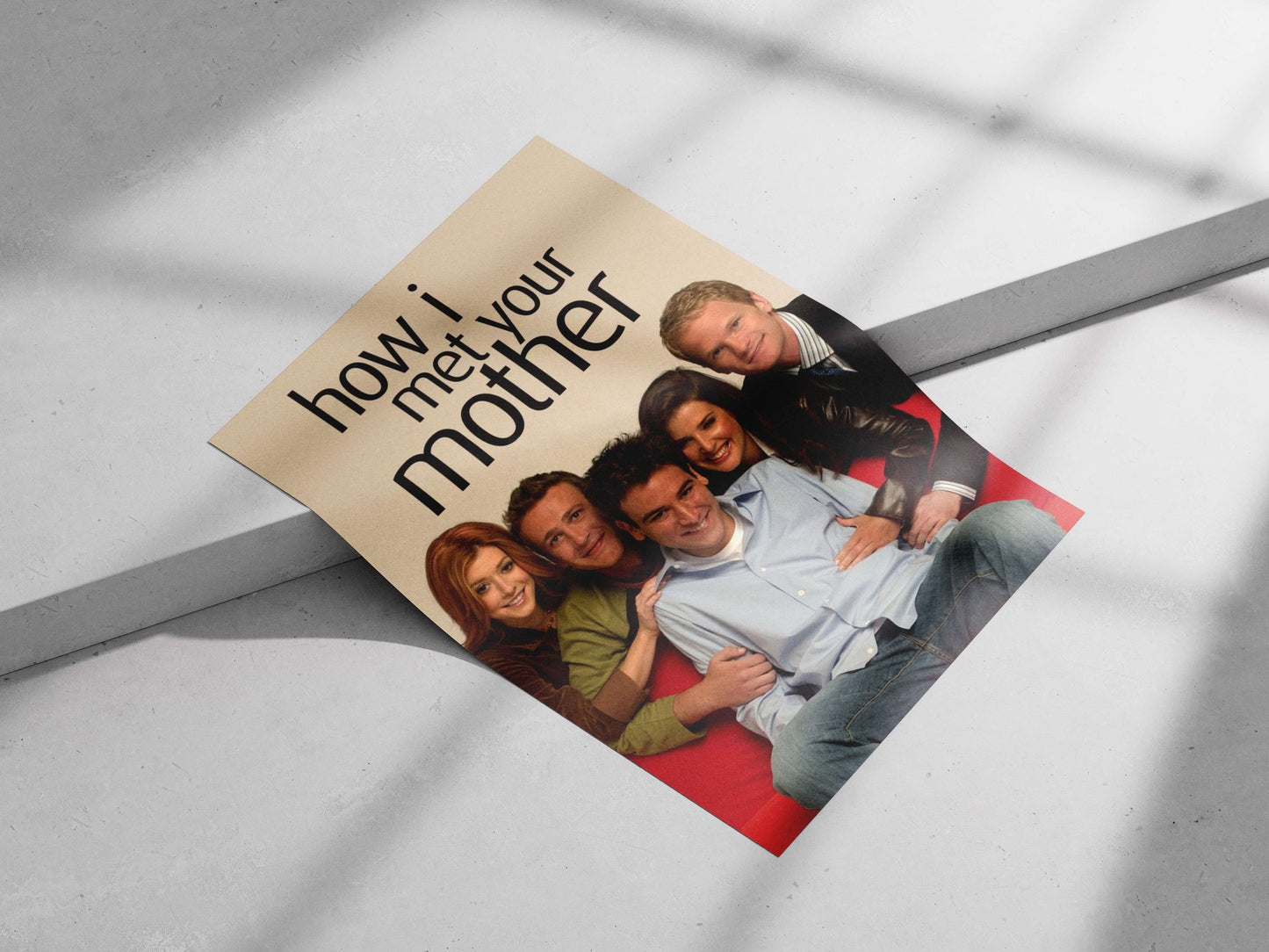 The TV series "How I Met Your Mother" (franchise) with cast members Ted Mosby, Marshall Eriksen, Lily Aldrin, Barney