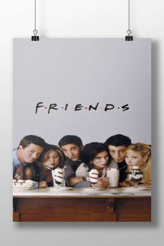 Friends (TV series) Ross And Rachel - Classic Moments Poster