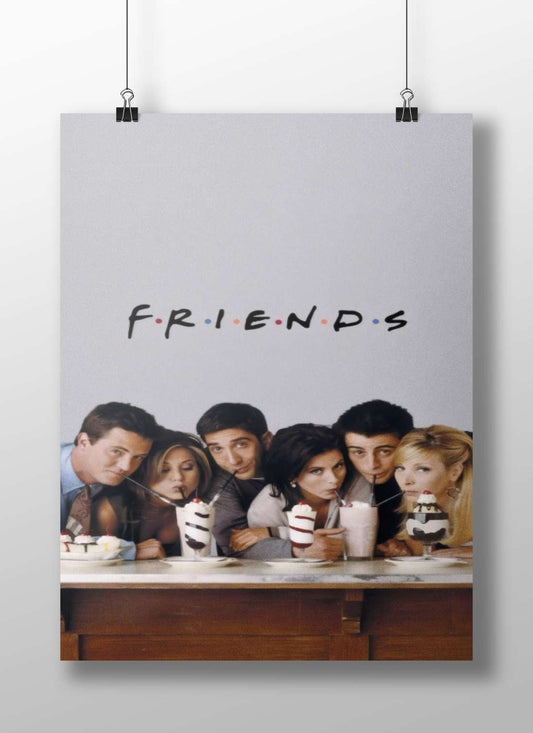 Friends (TV series) Ross And Rachel - Classic Moments Poster