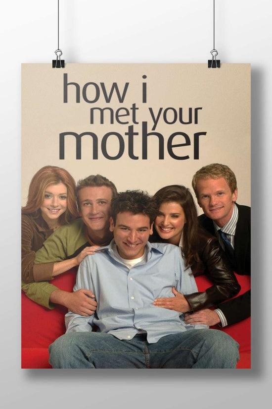 The TV series "How I Met Your Mother" (franchise) with cast members Ted Mosby, Marshall Eriksen, Lily Aldrin, Barney