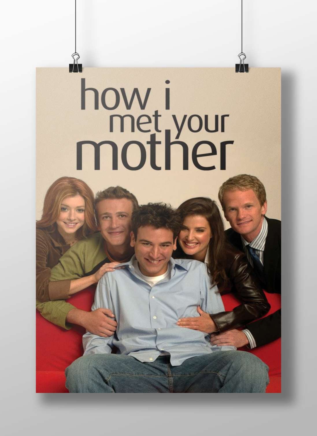 The TV series "How I Met Your Mother" (franchise) with cast members Ted Mosby, Marshall Eriksen, Lily Aldrin, Barney