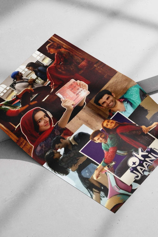 The Bollywood film "OK JAANU" featuring its main characters. Ok Jaanu - Romantic Pop Art