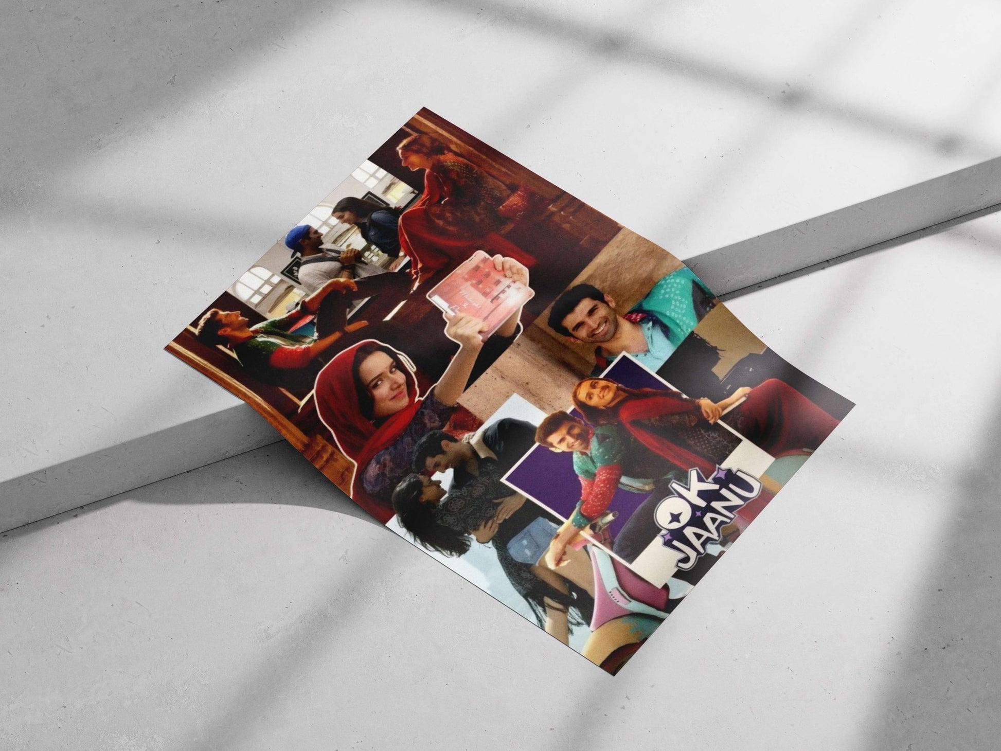 The Bollywood film "OK JAANU" featuring its main characters. Ok Jaanu - Romantic Pop Art