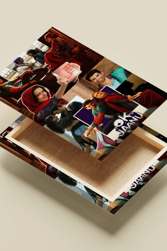 The Bollywood film "OK JAANU" featuring its main characters. Ok Jaanu - Romantic Pop Art
