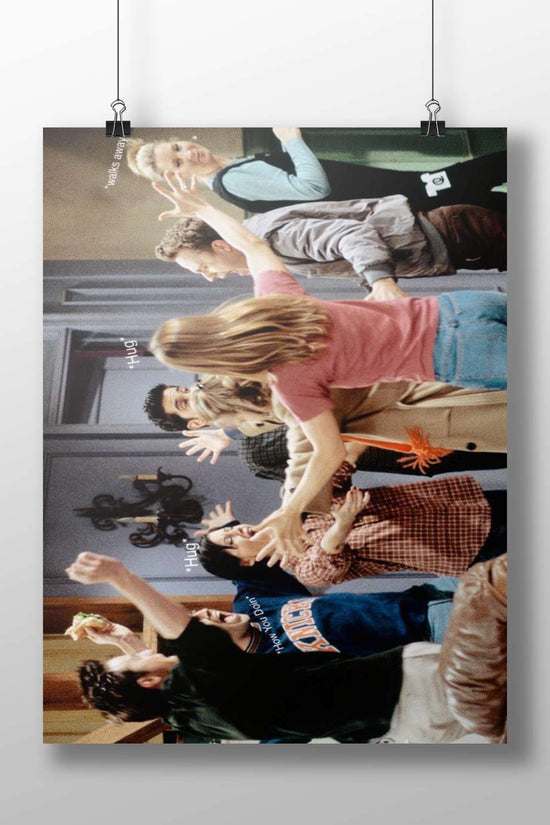 The cast of the TV show Friends Main Subject: The cast of the TV show Friends Matte BoizzBoard rigid print — Series wall art