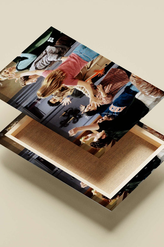 The cast of the TV show Friends Main Subject: The cast of the TV show Friends Canvas wall art — Series wall art India |