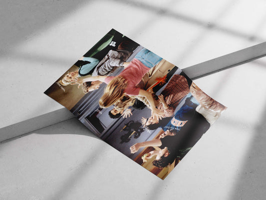 The cast of the TV show Friends Main Subject: The cast of the TV show Friends Matte poster print — Series wall art India |
