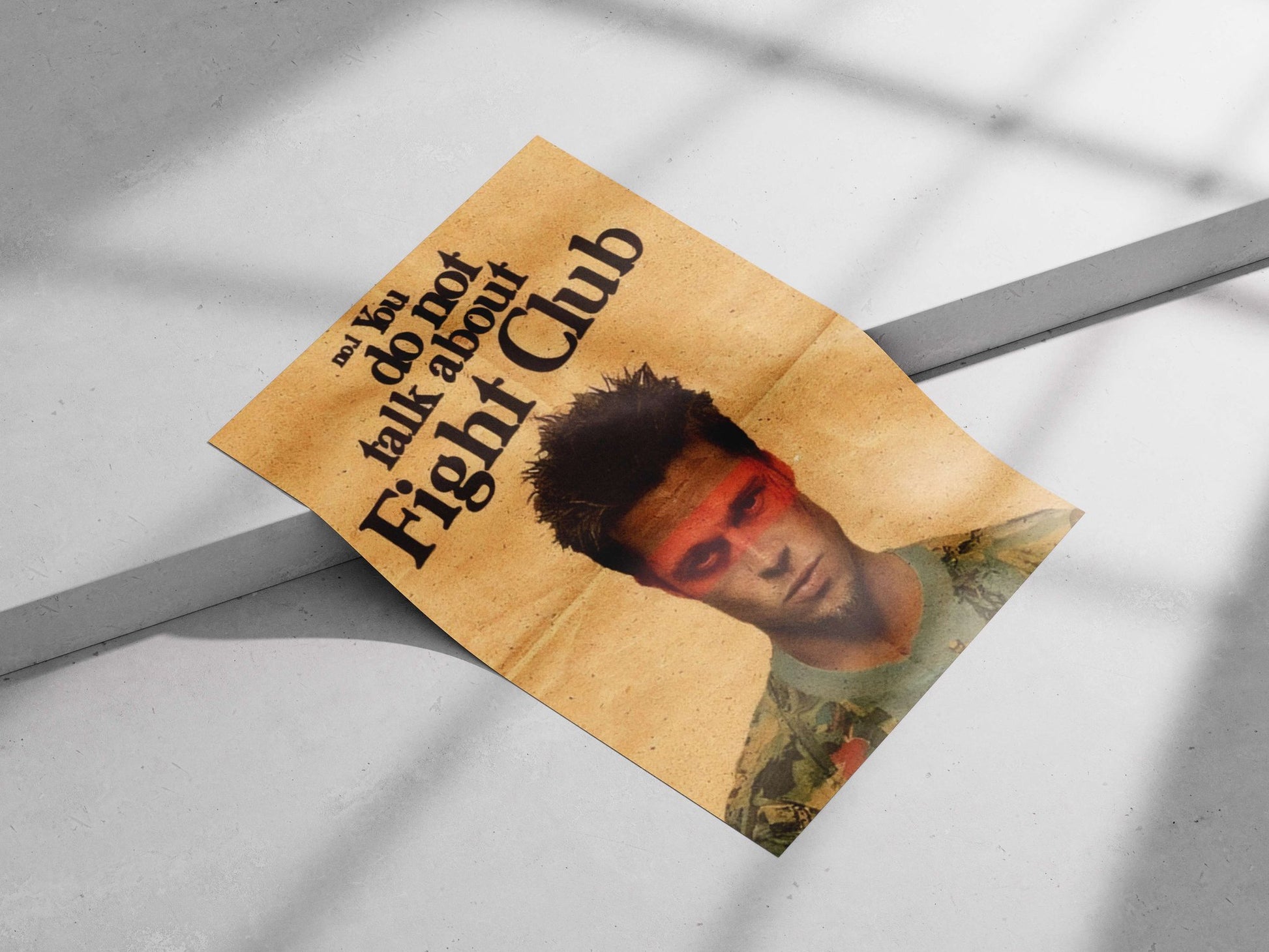 Fight Club Tyler Durden - Raging Male Icon Poster