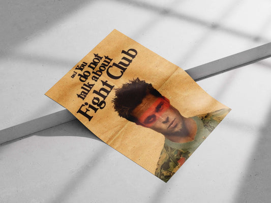 Fight Club Tyler Durden - Raging Male Icon Poster
